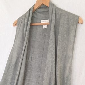 Linen Duster Vest Cynthia Rowley